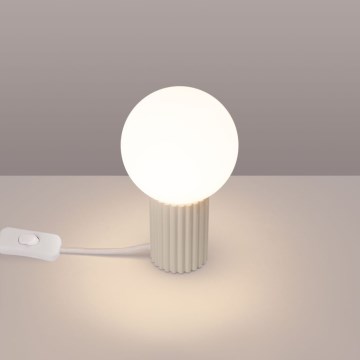 Galda lampa HALO 1xG9/8W/230V d. 12 cm krēmkrāsa