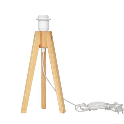 Galda lampa HELEN 1xE27/15W/230V krēmkrāsa/zelta/priede