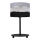 Galda lampa HELEN 1xE27/15W/230V melna/pelēka/sudraba