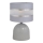 Galda lampa HELEN 1xE27/15W/230V pelēka/sudraba