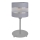 Galda lampa HELEN 1xE27/15W/230V pelēka/sudraba