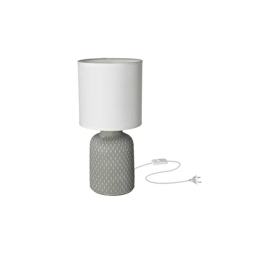 Galda lampa INER 1xE14/40W/230V pelēka