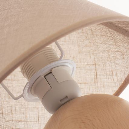 Galda lampa JUTA 1xE27/60W/230V dižskābardis
