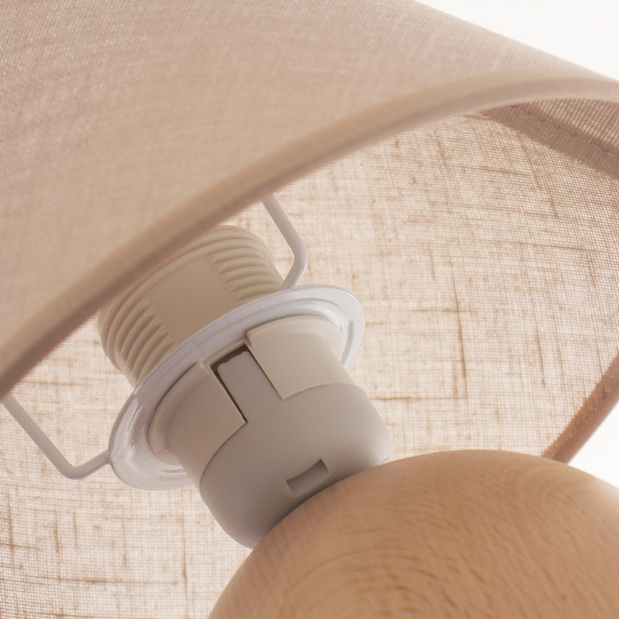Galda lampa JUTA 1xE27/60W/230V dižskābardis