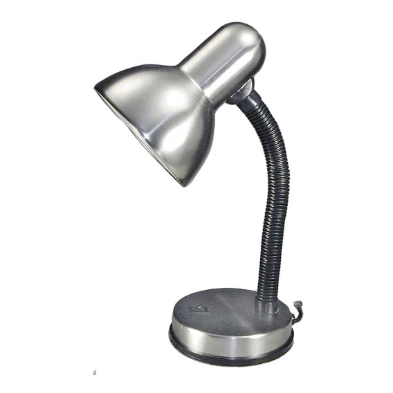 Galda lampa KADET 1xE27/40W matēts hroms