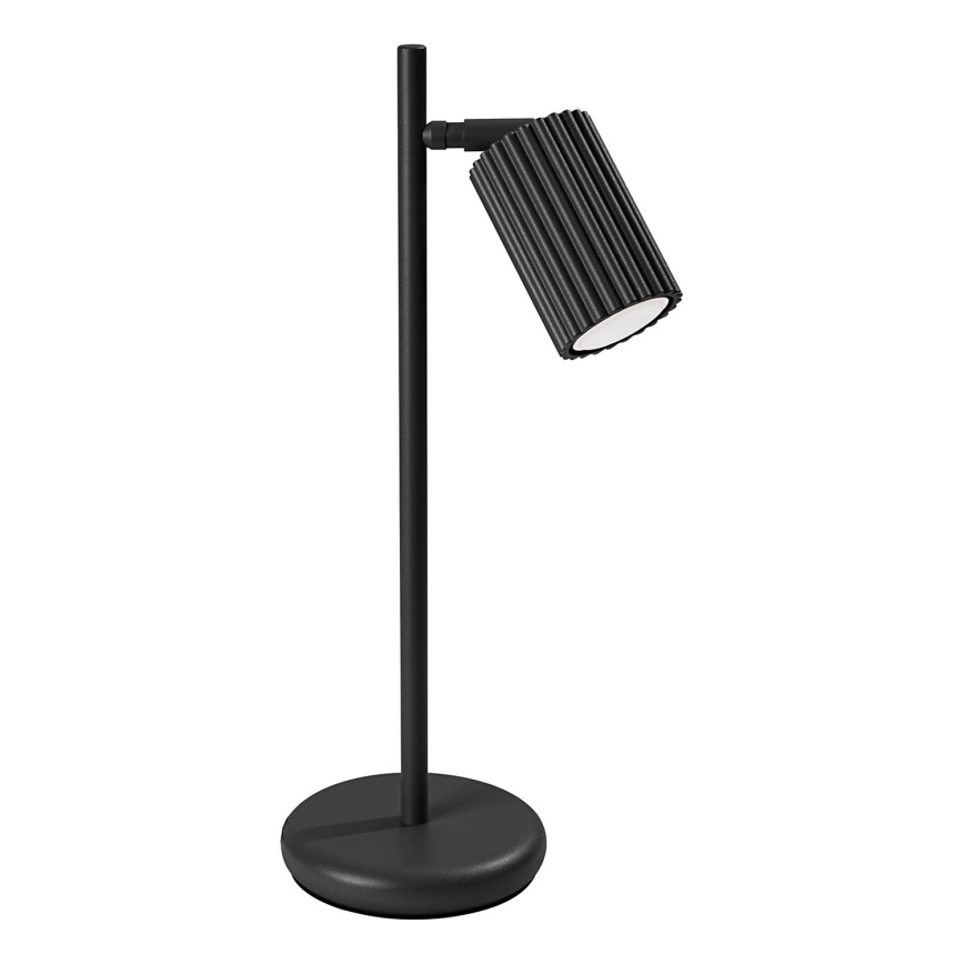 Galda lampa KARBON 1xGU10/10W/230V melna