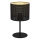 Galda lampa LOFT SHADE 1xE27/60W/230V d. 18 cm melna/zelta