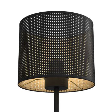 Galda lampa LOFT SHADE 1xE27/60W/230V d. 18 cm melna/zelta