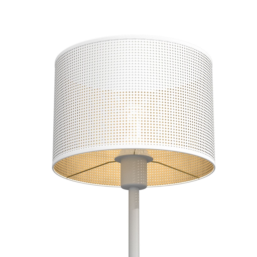 Galda lampa LOFT SHADE 1xE27/60W/230V d. 25 cm balta/zelta