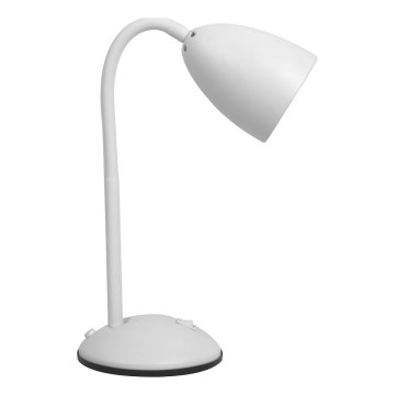 Galda lampa LOGIC 1xE27/60W/230V balta