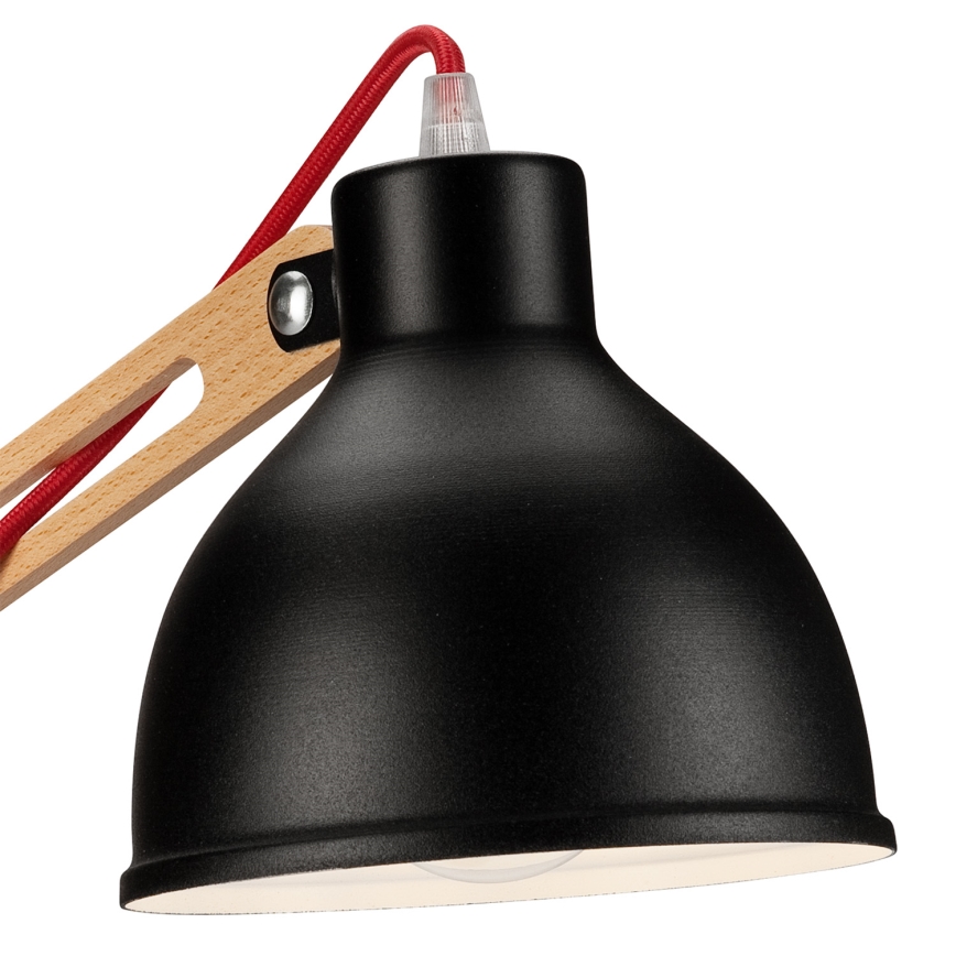 Galda lampa MARCELLO 1xE27/60W/230V dižskābardis