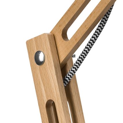 Galda lampa MARCELLO 1xE27/60W/230V dižskābardis