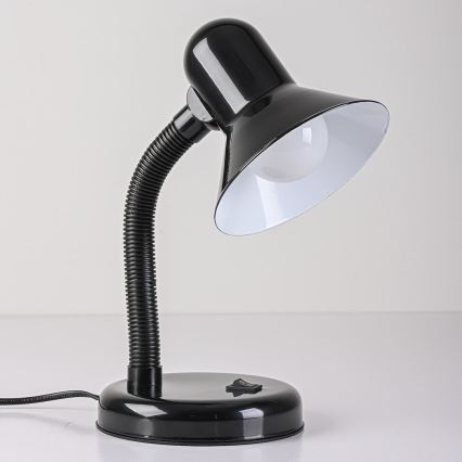 Galda lampa MENTOR 1xE27/15W/230V melna