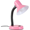 Galda lampa MENTOR, 1xE27/15W/230V, rozā