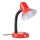 Galda lampa MENTOR 1xE27/15W/230V sarkana