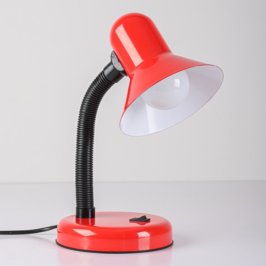 Galda lampa MENTOR 1xE27/15W/230V sarkana