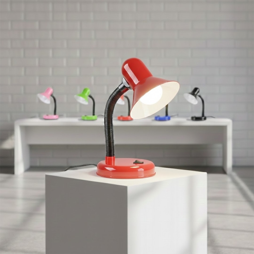 Galda lampa MENTOR 1xE27/15W/230V sarkana