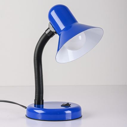 Galda lampa MENTOR 1xE27/15W/230V zila