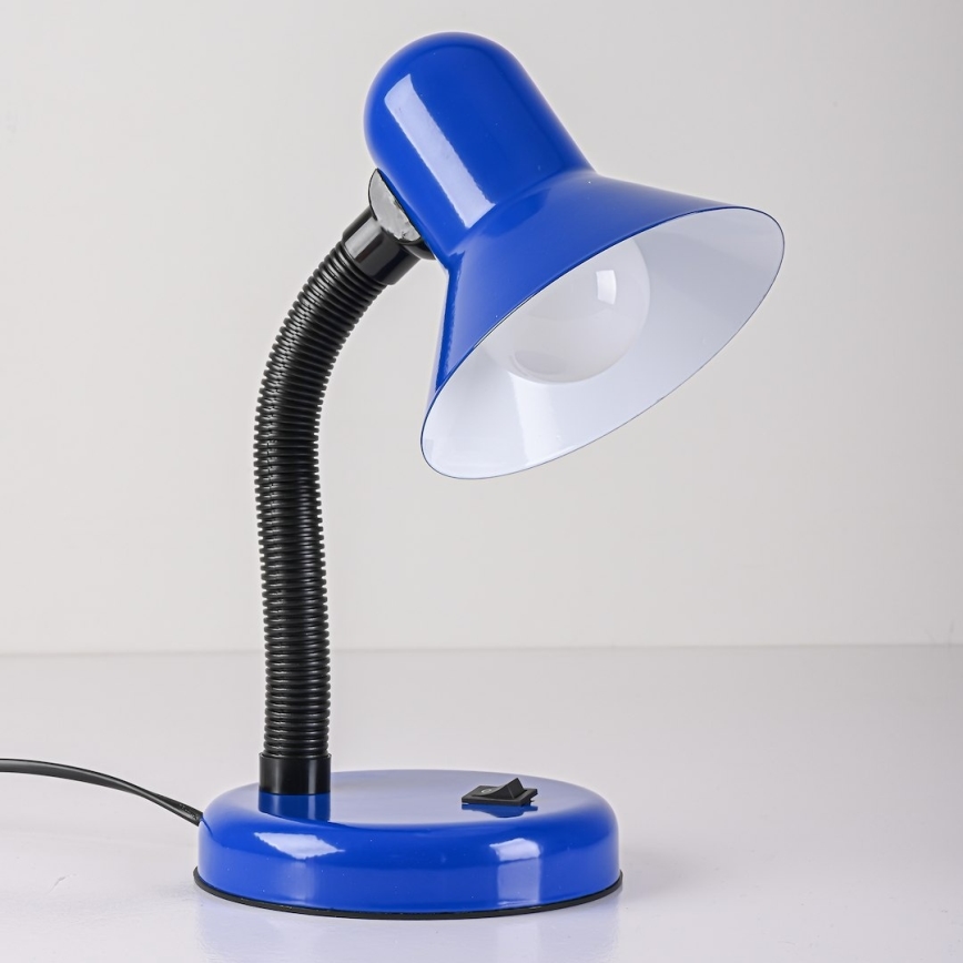 Galda lampa MENTOR 1xE27/15W/230V zila