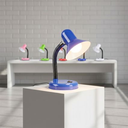 Galda lampa MENTOR 1xE27/15W/230V zila