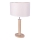 Galda lampa MERCEDES 1xE27/40W/230V 60 cm krēmkrāsaina/ozols