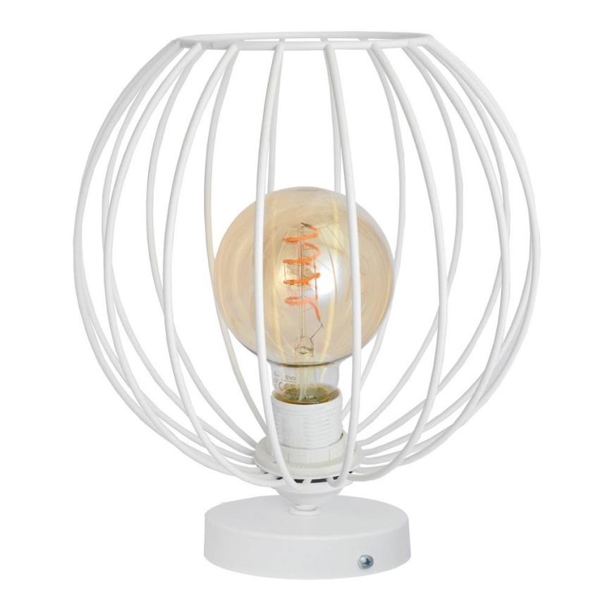 Galda lampa MERCURE 1xE27/15W/230V balta