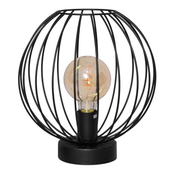 Galda lampa MERCURE 1xE27/15W/230V melna