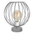 Galda lampa MERCURE 1xE27/15W/230V pelēka