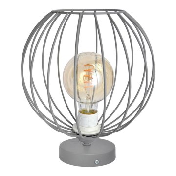 Galda lampa MERCURE 1xE27/15W/230V pelēka