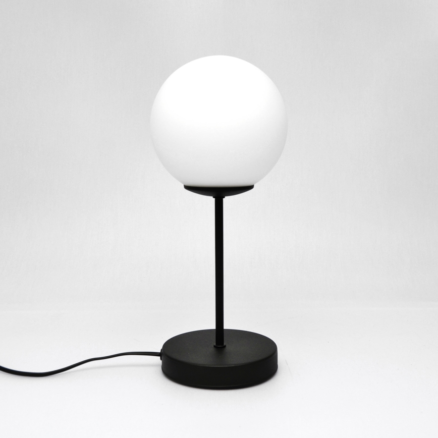 Galda lampa MOON 1xE27/15W/230V melna