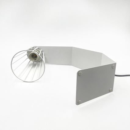 Galda lampa NANDO 1xE27/15W/230V balta