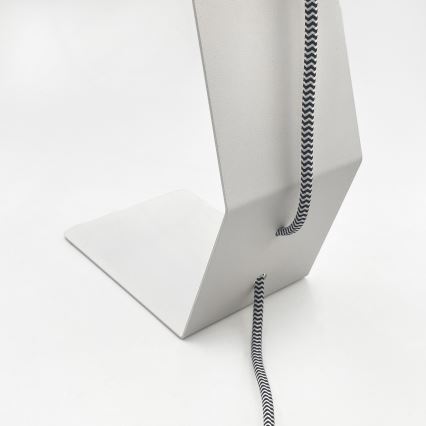 Galda lampa NANDO 1xE27/15W/230V balta