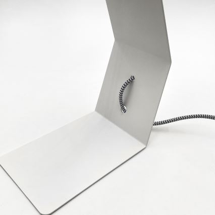 Galda lampa NANDO 1xE27/15W/230V balta