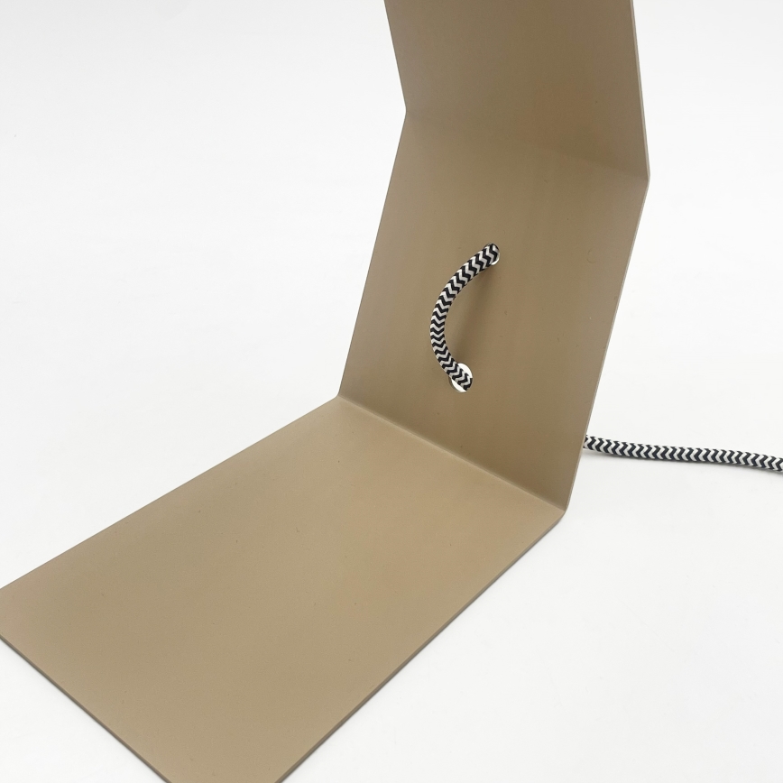 Galda lampa NANDO 1xE27/15W/230V bēša