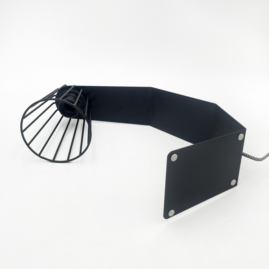 Galda lampa NANDO 1xE27/15W/230V melna