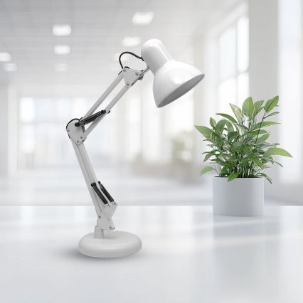 Galda lampa NEXA 1xE27/60W/230V balta