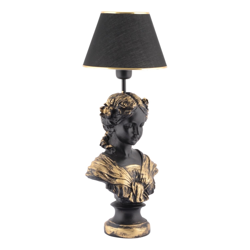 Galda lampa OPELYA 1xE27/40W/230V melna/zelta