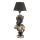Galda lampa OPELYA 1xE27/40W/230V melna/zelta