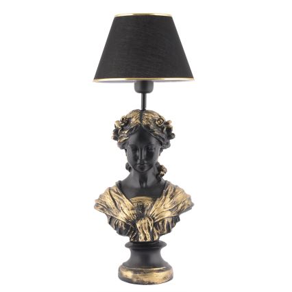 Galda lampa OPELYA 1xE27/40W/230V melna/zelta