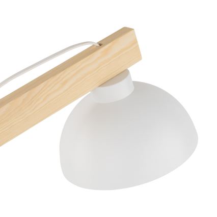 Galda lampa OSLO 1xE27/15W/230V priede/balta