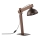 Galda lampa OSLO 1xE27/15W/230V rieksts/brūna