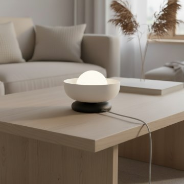 Galda lampa OZZY 1xG9/8W/230V pelēka