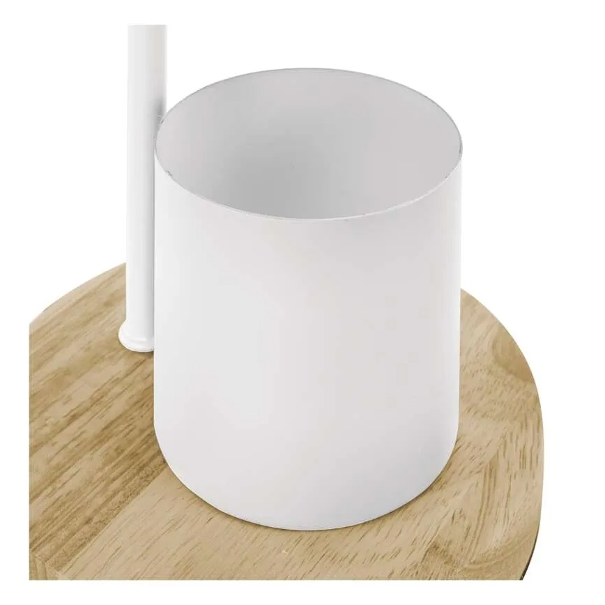 Galda lampa POPPY 1xE27/25W/230V balta