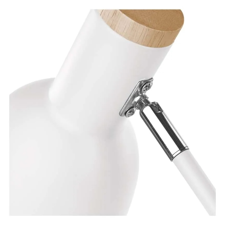 Galda lampa POPPY 1xE27/25W/230V balta