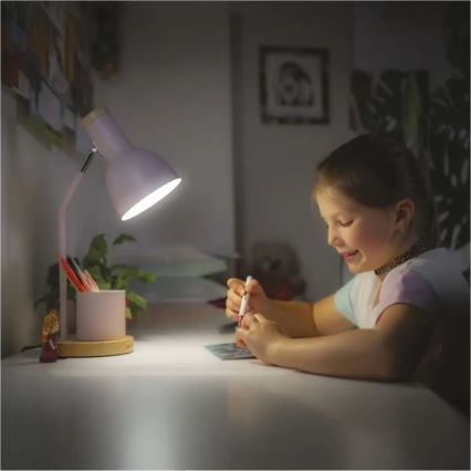 Galda lampa POPPY 1xE27/25W/230V rozā