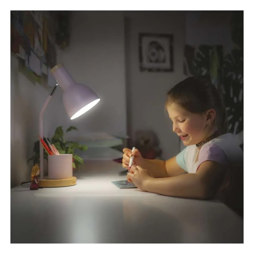 Galda lampa POPPY 1xE27/25W/230V rozā