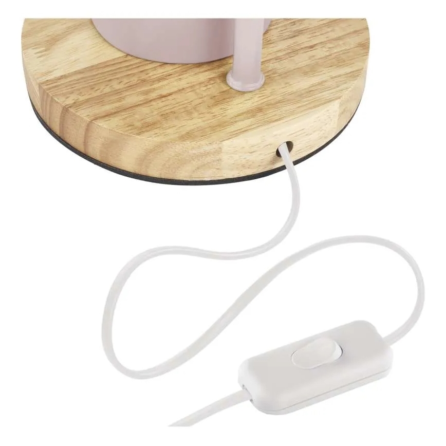 Galda lampa POPPY 1xE27/25W/230V rozā