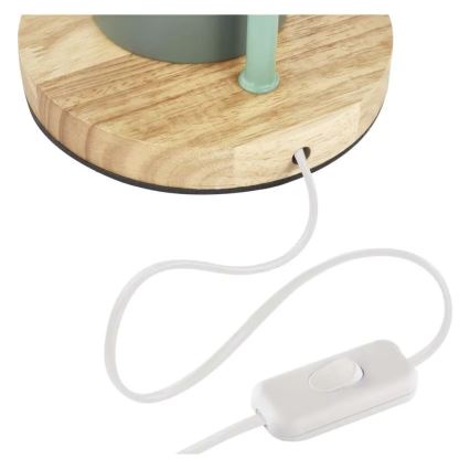 Galda lampa POPPY 1xE27/25W/230V zaļa