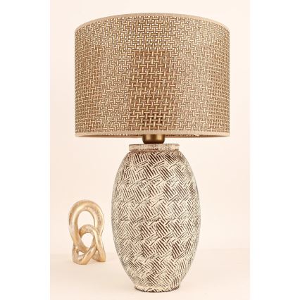 Galda lampa RAMZES 1xE27/40W/230V bežs