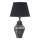 Galda lampa RAMZES 1xE27/40W/230V melna/sudraba
